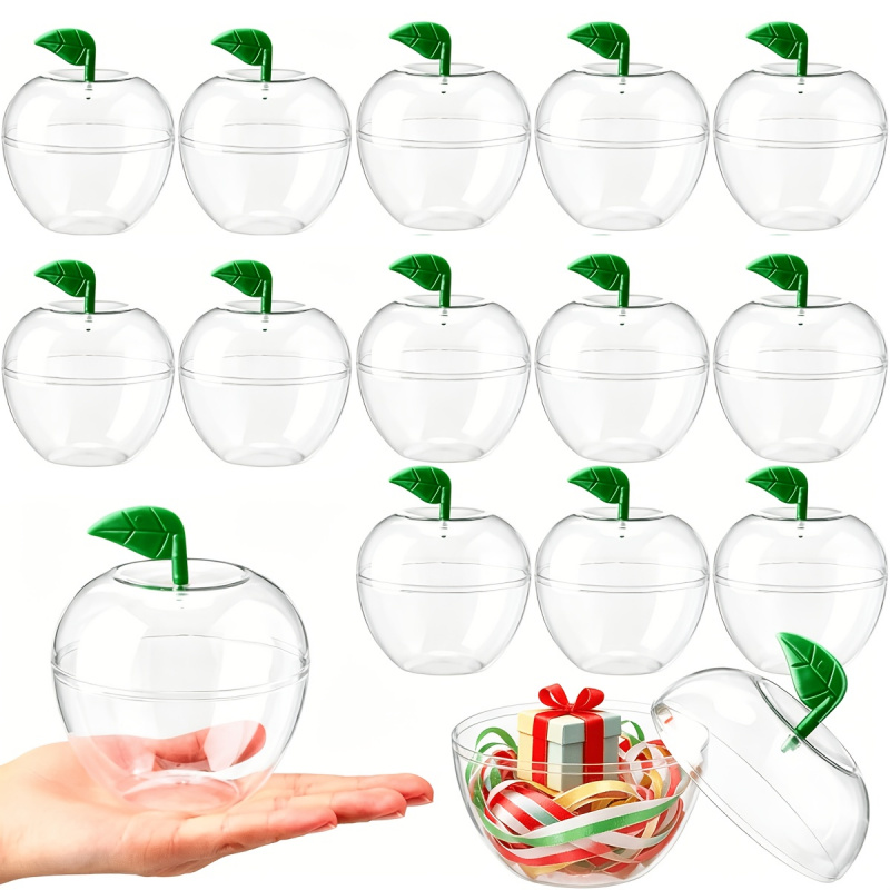Event Party Box - 30 cajas de plástico transparentes con