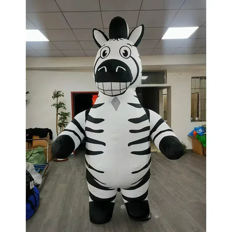 Event Party - Disfraz de Mascota de Cebra Inflable,