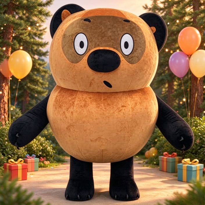 Event Party - Disfraz de Mascota Inflable de Oso