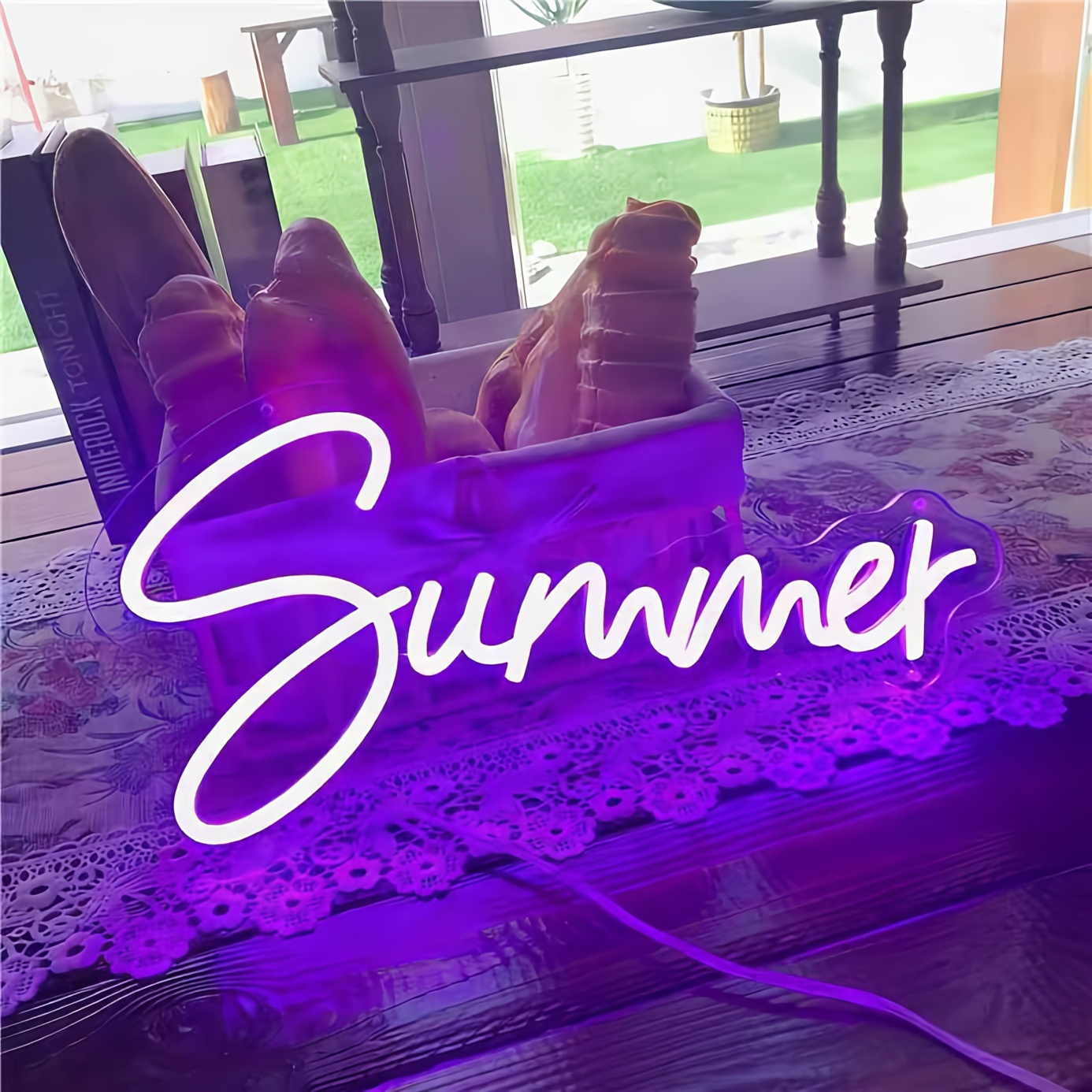 Neon Sign Party - Letrero de neón personalizado, luz ajustable
