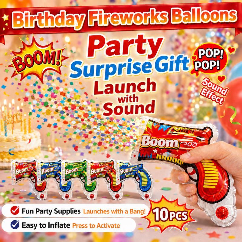 Confetti Cannon Tube - Paquete de 10 Pistolas de Confeti