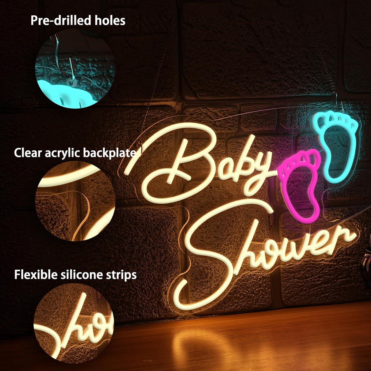 Letrero de Neón para Baby Show - Neon Sign Party reseña y precio