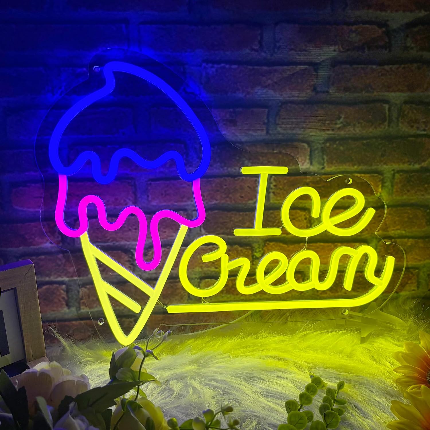 Letrero de Neón de Helado, Luz - Neon Sign Party reseña y precio