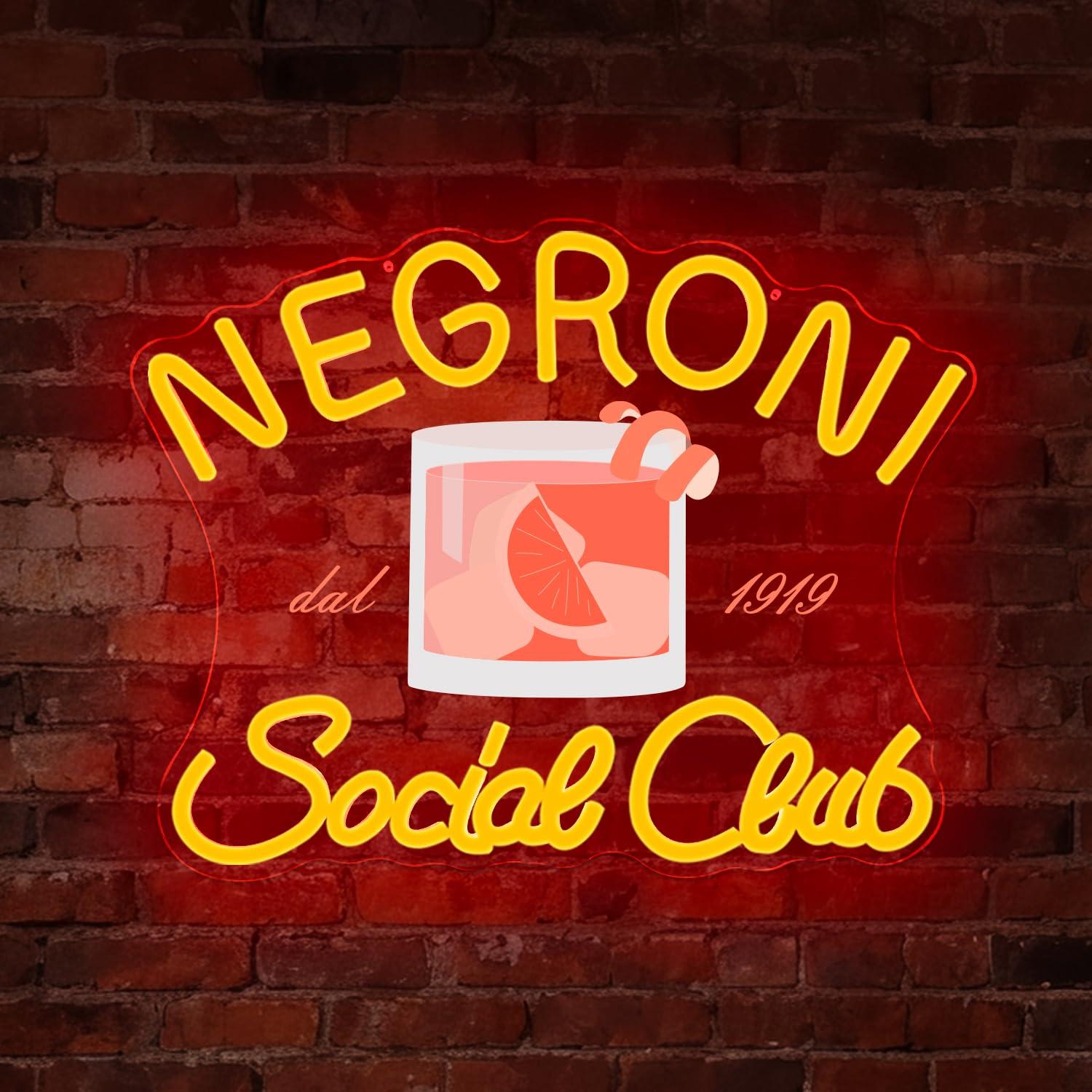 Letrero de neón del Negroni So - Neon Sign Party reseña y precio