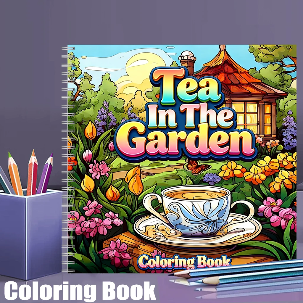 Libro para colorear Tea In The - Supply Event reseña y precio